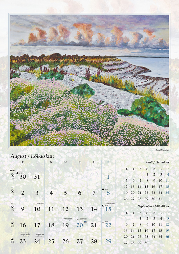 Inga Tartese autorikalender 2021