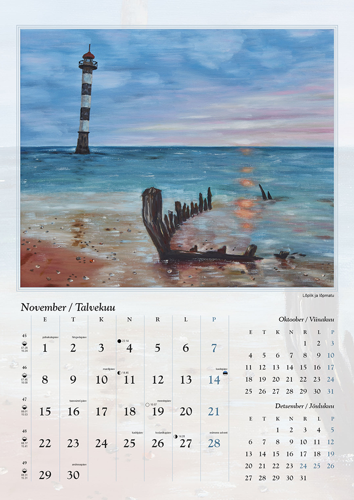 Inga Tartese autorikalender 2021