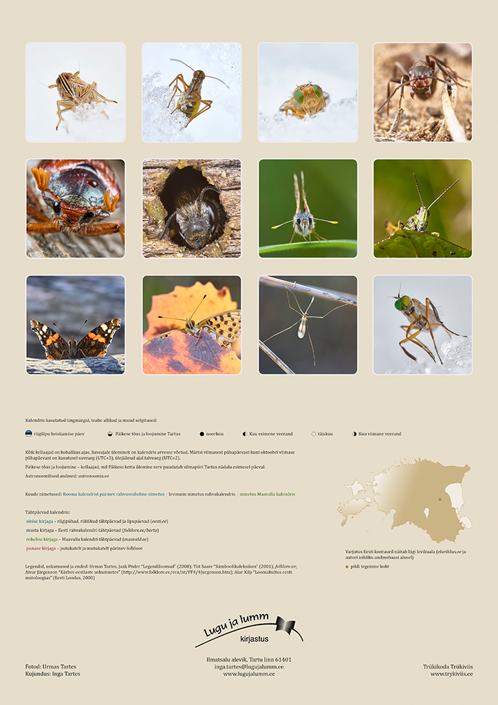 Urmas Tartes Putukakalender 2023